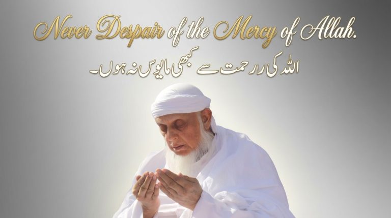 Never Despair of the Mercy of Allah