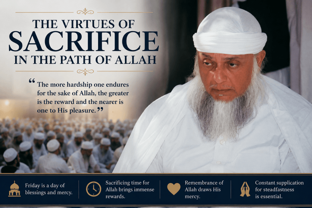 The Virtues of Sacrifice in the Path of Allah