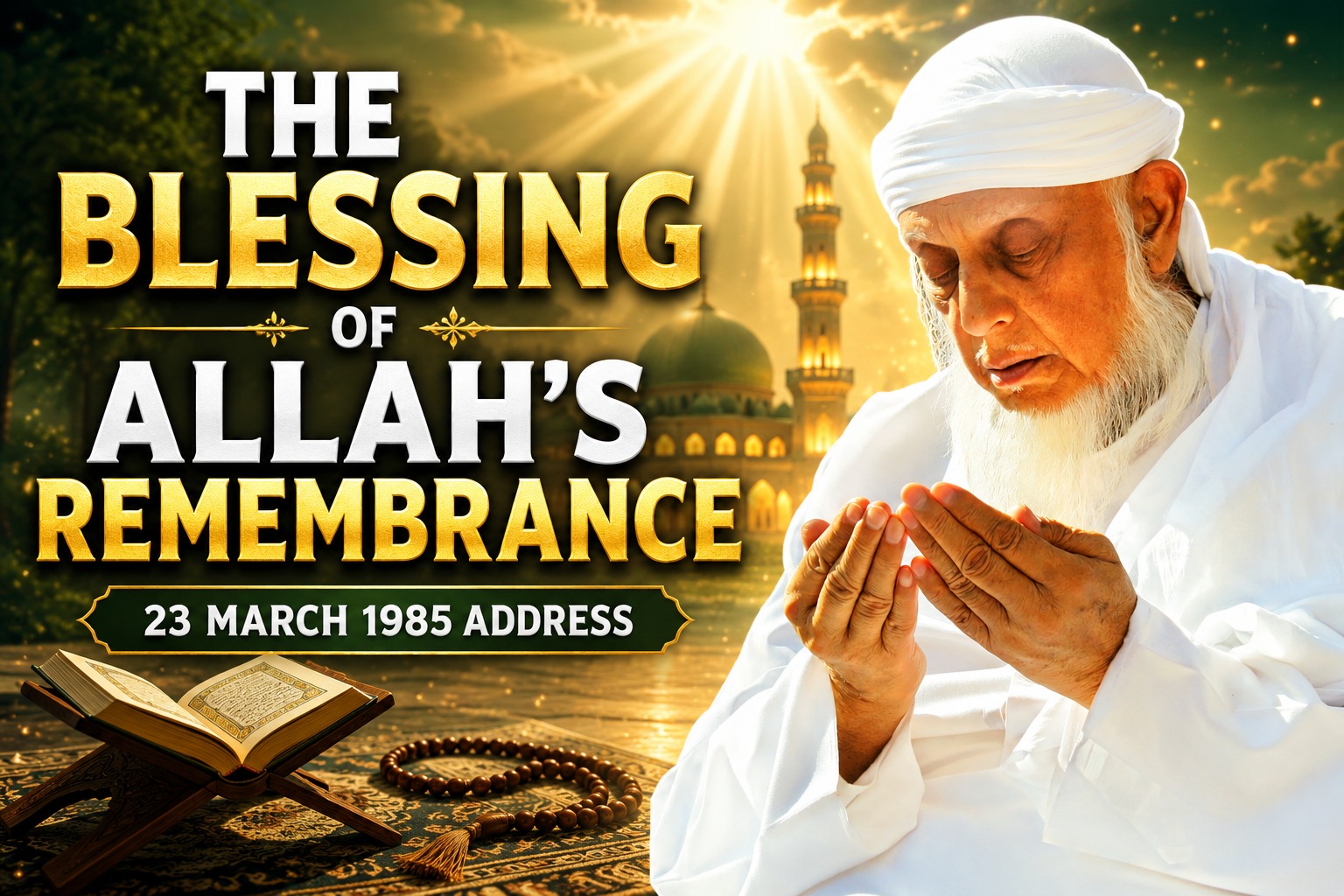 The Blessing of Allah's Remembrance